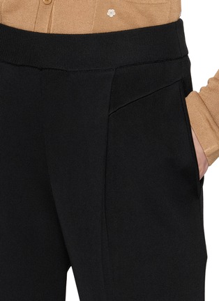  - CRUSH COLLECTION - Fluid Wide Leg Silk Blend Trousers