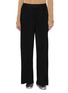 CRUSH COLLECTION Fluid Wide Leg Silk Blend Trousers