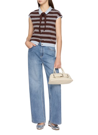 Figure View - Click To Enlarge - CRUSH COLLECTION - Mid Rise Medium Wash Jeans