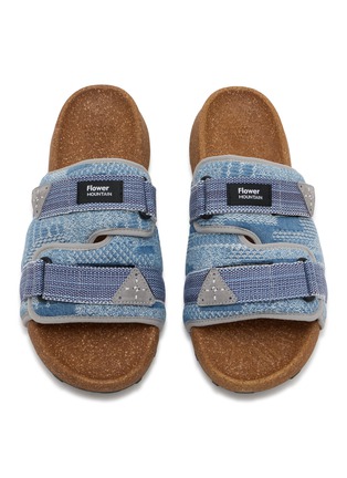 Detail View - Click To Enlarge - FLOWER MOUNTAIN - Niwa Slipper Uni Suede Sandals