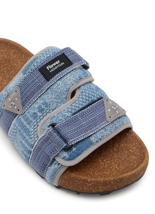Detail View - Click To Enlarge - FLOWER MOUNTAIN - Niwa Slipper Uni Suede Sandals