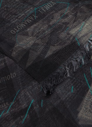 Detail View - Click To Enlarge - YS ACCESSORIES - Printed Scarf