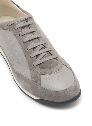 Detail View - Click To Enlarge - BRUNELLO CUCINELLI - Leather Suede Men's Sneakers