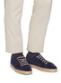 Figure View - Click To Enlarge - BRUNELLO CUCINELLI - Low Top Suede Men's Sneakers