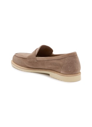  - BRUNELLO CUCINELLI - Suede Penny Loafers