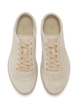 Detail View - Click To Enlarge - BRUNELLO CUCINELLI - Suede Men's Sneakers