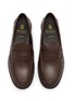 Detail View - Click To Enlarge - BRUNELLO CUCINELLI - Penny Strap Leather Loafers