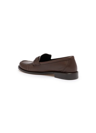  - BRUNELLO CUCINELLI - Penny Strap Leather Loafers