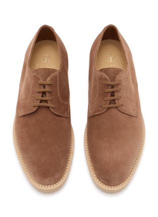 Detail View - Click To Enlarge - BRUNELLO CUCINELLI - Suede Derbies
