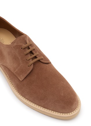 Detail View - Click To Enlarge - BRUNELLO CUCINELLI - Suede Derbies