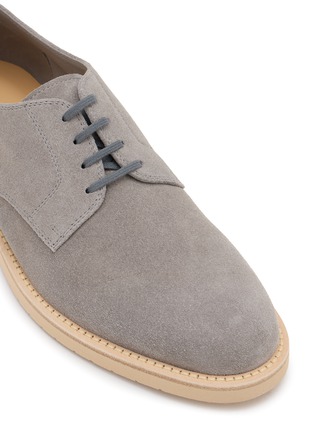 Detail View - Click To Enlarge - BRUNELLO CUCINELLI - Suede Derby Shoes