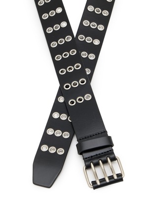 Detail View - Click To Enlarge - ANN DEMEULEMEESTER - Ezra Leather Belt