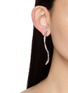 Front View - Click To Enlarge - ANN DEMEULEMEESTER - Usva Futuristic Fine Thorn Earrings