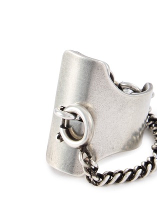 Detail View - Click To Enlarge - ANN DEMEULEMEESTER - Martine Sterling Silver Lockring