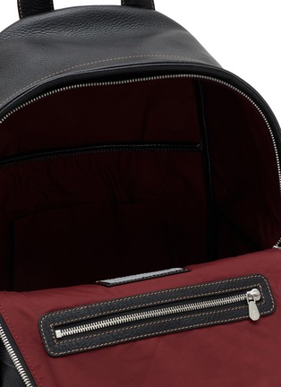 Detail View - Click To Enlarge - BRUNELLO CUCINELLI - Travel Leather Backpack