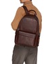 Figure View - Click To Enlarge - BRUNELLO CUCINELLI - Travel Leather Backpack