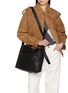 Figure View - Click To Enlarge - ANN DEMEULEMEESTER - Runa Medium Leather Shoulder Bag