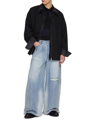 Figure View - Click To Enlarge - JUUN.J - Interior Shirt Layered Jacket