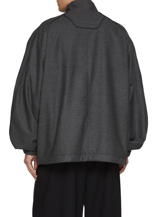 Back View - Click To Enlarge - JUUN.J - Back Vent Logo Wool Track Jacket