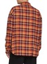 Back View - Click To Enlarge - JUUN.J - Long Sleeve Distressed Chequered Shirt