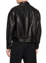 Back View - Click To Enlarge - THE VIRIDI-ANNE - Oversized Flap Pockets Leather Jacket