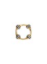 Detail View - Click To Enlarge - SARAH EISMAN STUDIO - Chain Large Lith 18K Gold Diamond Ring — US 7