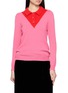 LA FETICHE Lory Polo Wool Knit Sweater