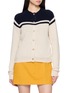LA FETICHE Maar Crewneck Wool Knit Cardigan
