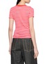 Back View - Click To Enlarge - LA FETICHE - Jaja Striped Short Sleeve Cotton Top