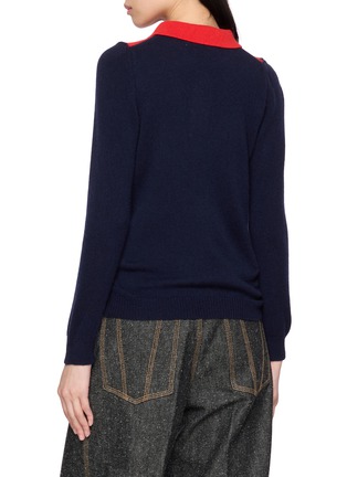 Back View - Click To Enlarge - LA FETICHE - Lory Polo Wool Knit Sweater