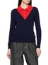 LA FETICHE Lory Polo Wool Knit Sweater