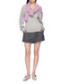 Figure View - Click To Enlarge - LA FETICHE - Robbie V-Neck Cotton Wool Knit Sweater