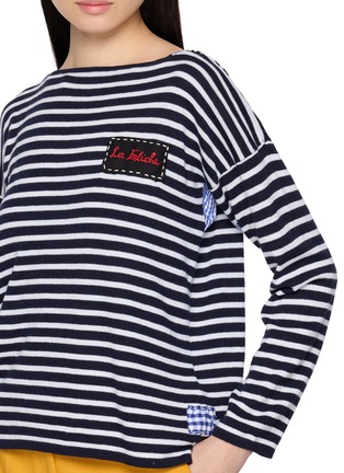  - LA FETICHE - Leo Striped Cotton Wool Sweater
