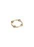 SARAH EISMAN STUDIO Chain Lith 18K Gold Diamond Ring — US 7