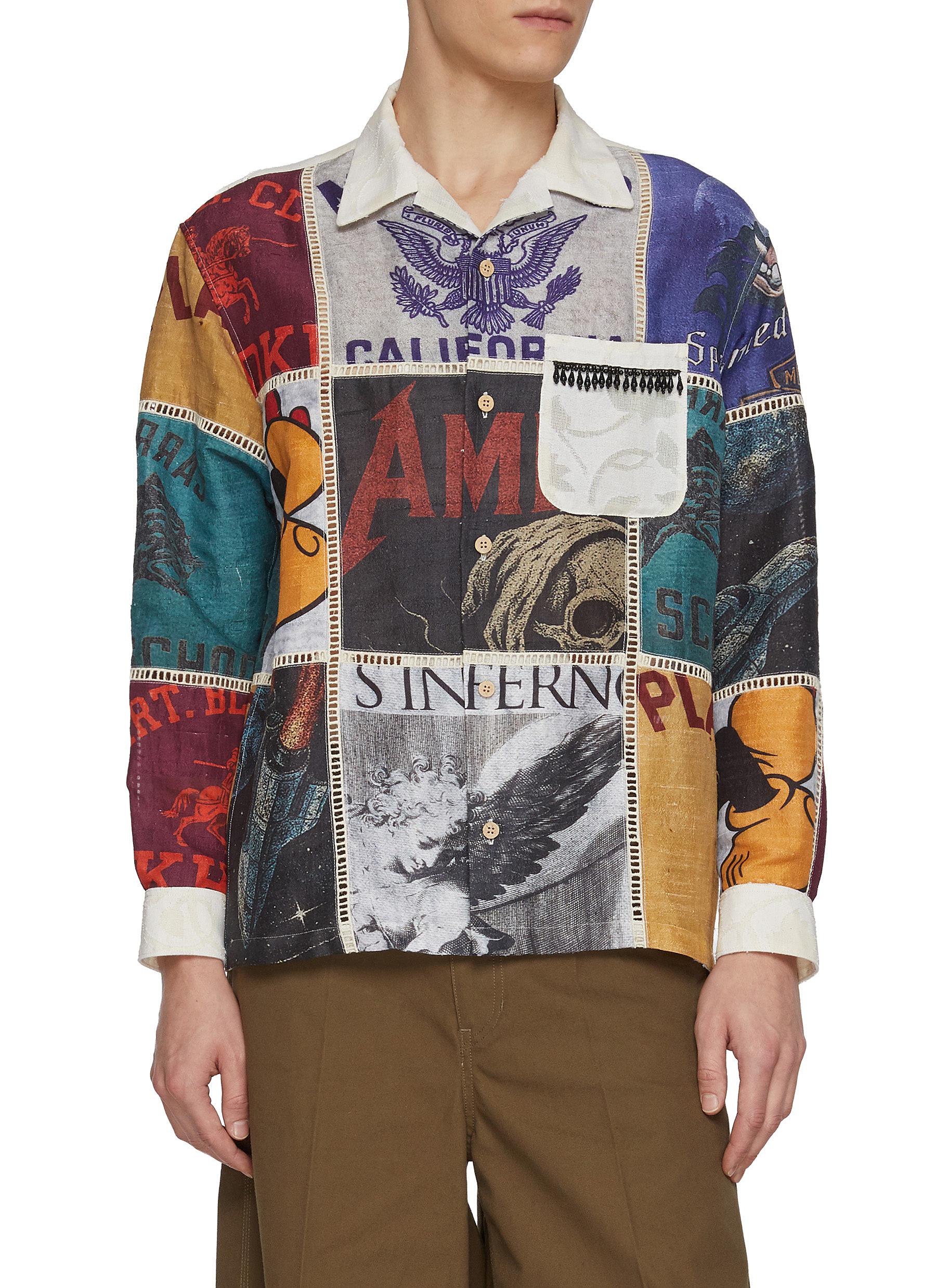 KHOKI | All Over Patchwork Shirt | Men | Lane Crawford