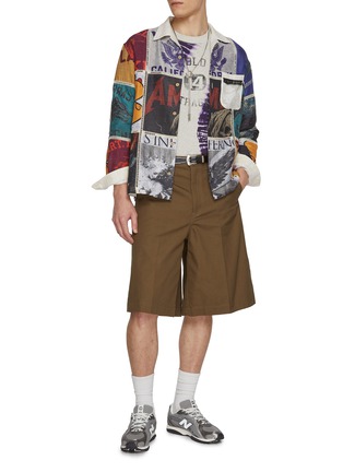 Figure View - Click To Enlarge - KHOKI - All Over Patchwork Shirt