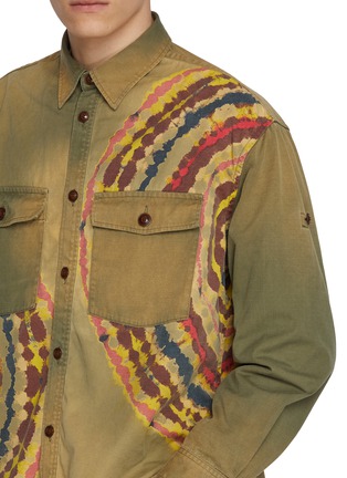  - KHOKI - Circular Tie Dyed Cotton Shirt