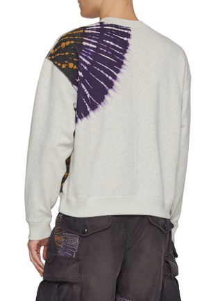 Back View - Click To Enlarge - KHOKI - Cotton Circular Tie Dye Sweatshirt