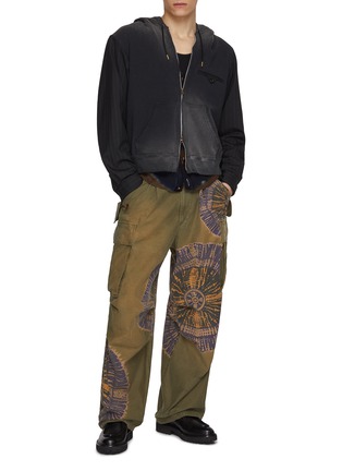 Figure View - Click To Enlarge - KHOKI - Tie Dye Cargo Pants