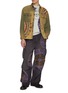 Figure View - Click To Enlarge - KHOKI - Tie Dye Cargo Pants