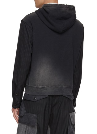 Back View - Click To Enlarge - KHOKI - Hybrid Zip Up Hoodie