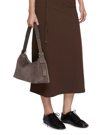 LEMAIRE | Belted Baguette Suede Handbag