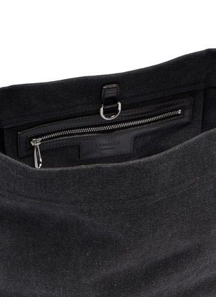 Detail View - Click To Enlarge - LEMAIRE - Small Belted Cotton Canvas Tote Bag