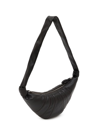 Detail View - Click To Enlarge - LEMAIRE - Medium Croissant Leather Shoulder Bag