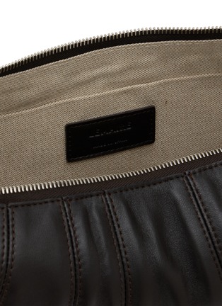 Detail View - Click To Enlarge - LEMAIRE - Medium Croissant Leather Shoulder Bag