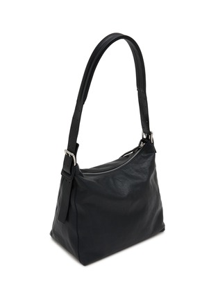Detail View - Click To Enlarge - LEMAIRE - Small Belted Leather Hobo Bag