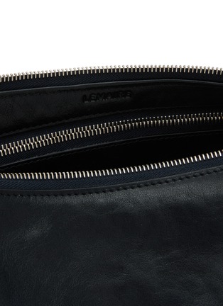 Detail View - Click To Enlarge - LEMAIRE - Small Belted Leather Hobo Bag