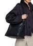 Figure View - Click To Enlarge - LEMAIRE - Small Belted Leather Hobo Bag