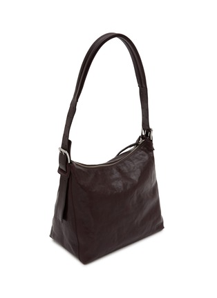 Detail View - Click To Enlarge - LEMAIRE - Small Belted Leather Hobo Bag