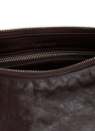 Detail View - Click To Enlarge - LEMAIRE - Small Belted Leather Hobo Bag